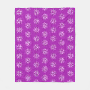 Nudibranch Mandala Fleece Blanket