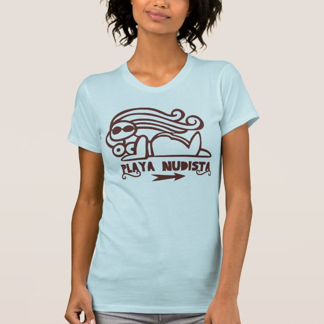 Nudist beach T-Shirt (Front)