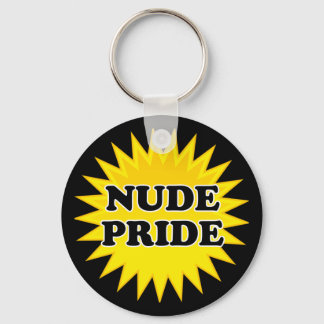 Nudist Pride Key Ring