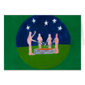 nudists at campfire (Front Horizontal)