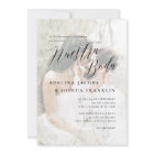 Nuestra Boda Caligrafía Moderna Invitación de Boda
