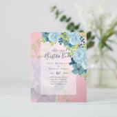 NUESTRA BODA Dusty Blue Floral BUDGET (Standing Front)