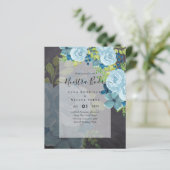 NUESTRA BODA Dusty Blue Floral BUDGET (Standing Front)