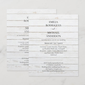Nuestra Boda Modern Typography MANY COLORS INVITE