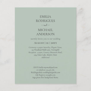 Nuestra Boda Modern Typography MANY COLORS INVITE Flyer