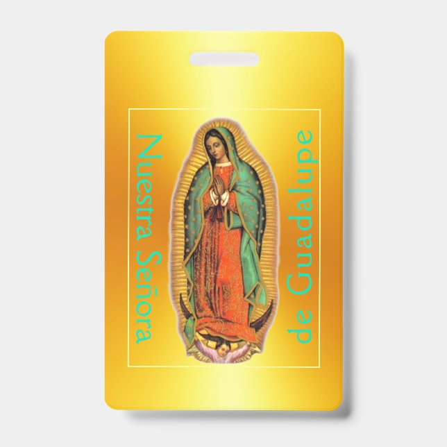 Nuestra Señora de Guadalupe Badge (Front)