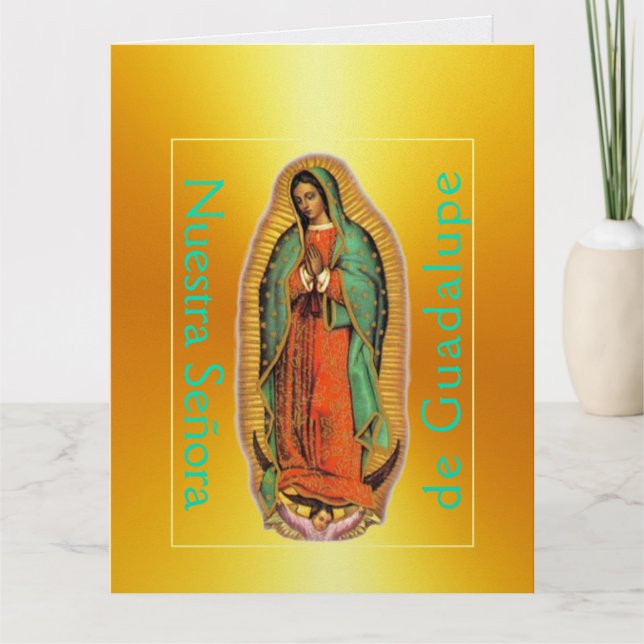 Nuestra Señora de Guadalupe Card (Front)