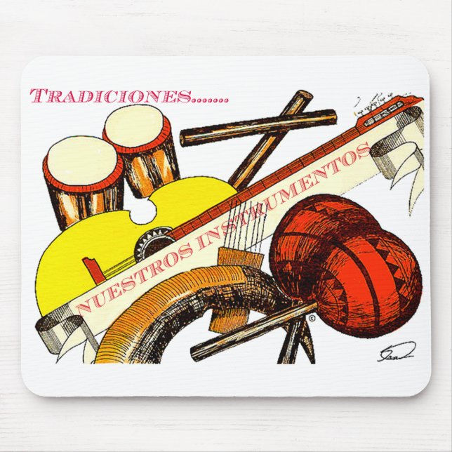 Nuestros Instrumentos Mouse Pad (Front)