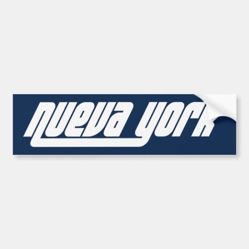 Nueva York NYC bumper sticker