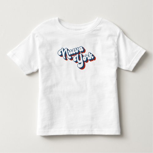 Nueva York Retro Vintage Latino Hispanic Spanglish Toddler T_shirt