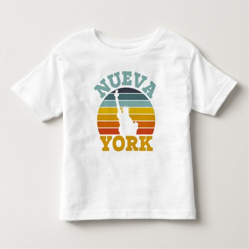 Nueva York Retro Vintage Sunset Latino Hispanic T_ Toddler T_shirt