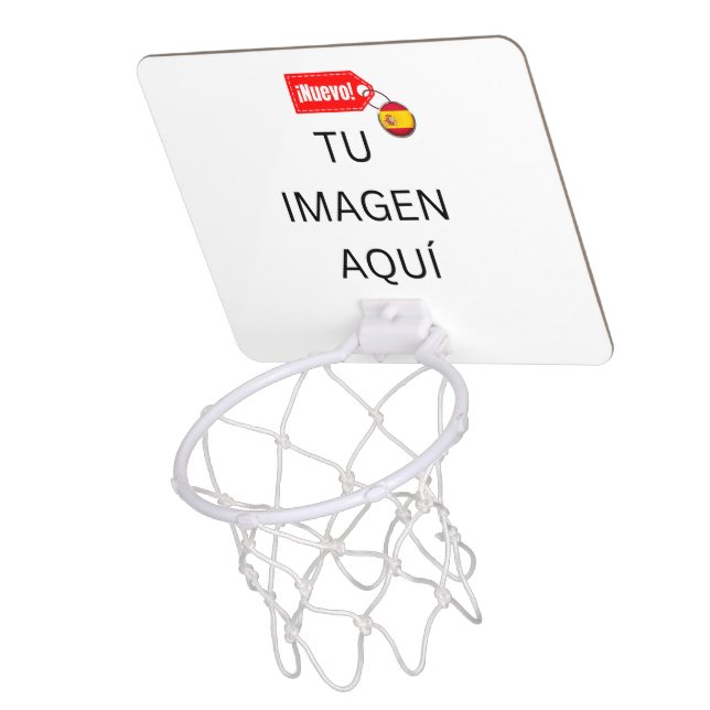 ¡NUEVO! Aro de Baloncesto Miniatura - Personalizad Mini Basketball Hoop (Above)