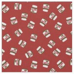 Nufella Chocolate Spread Pattern Fabric