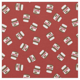 Nufella Chocolate Spread Pattern Fabric