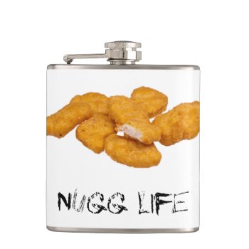 Nugg Life Hip Flask by Rockethousebirdship at Zazzle