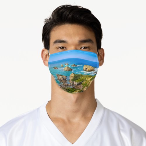 Nugget Point islets New Zealand Adult Cloth Face Mask