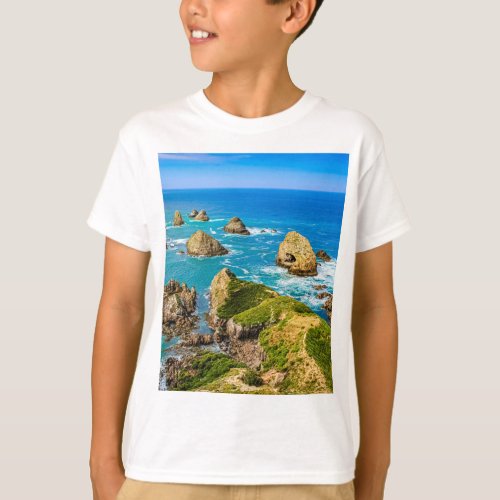 Nugget Point islets New Zealand T_Shirt