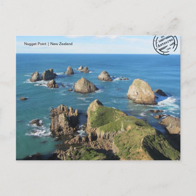 Nugget Point (Neuseeland) Postkarte Postcard (Front)