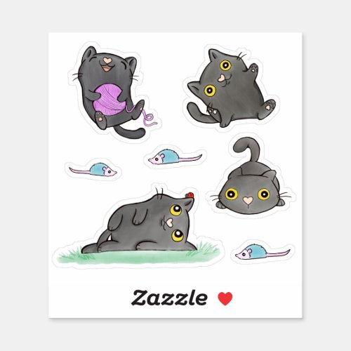 Nugget the Cat Stickers