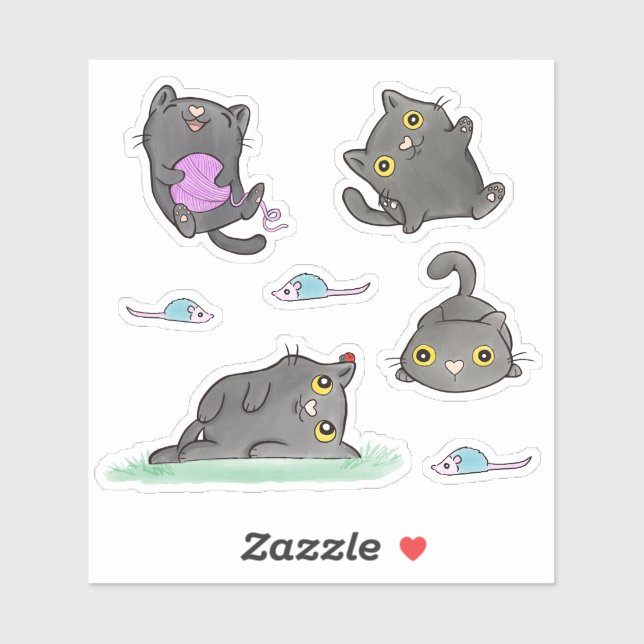 Nugget the Cat Stickers (Sheet)