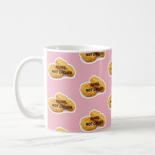 Nugs Not Drugs Coffee Mug (Left)