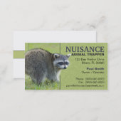 Nuisance Animal Trapper Business Card (Front/Back)