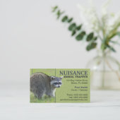 Nuisance Animal Trapper Business Card (Standing Front)