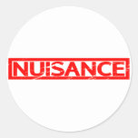 Nuisance Stamp Classic Round Sticker