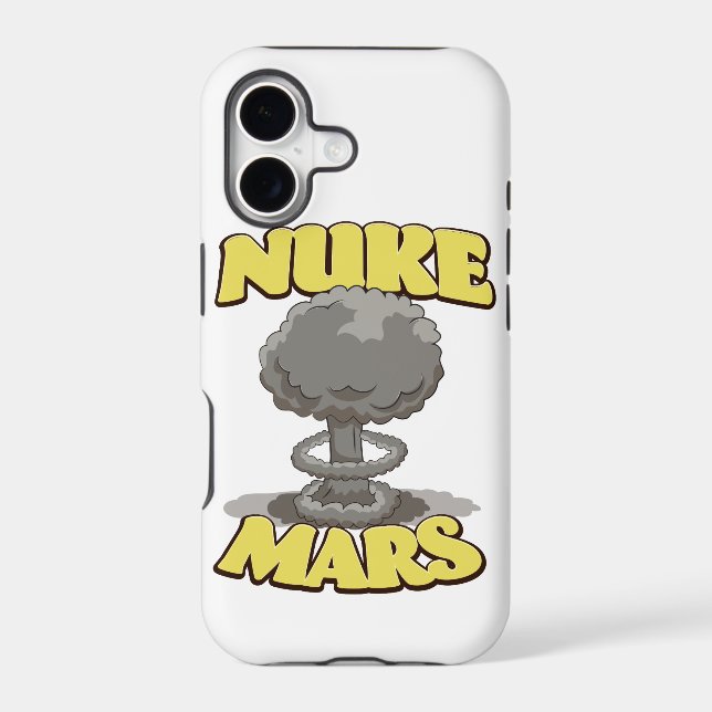 Nuke Mars Iphone Case (Back)