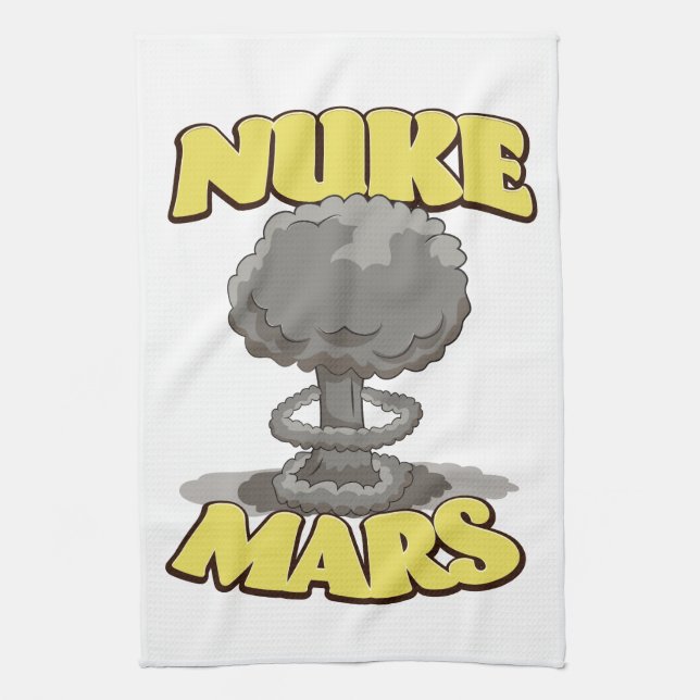 Nuke Mars Kitchen Towel (Vertical)