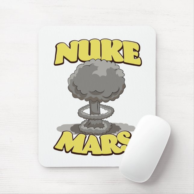 Nuke Mars Mouse Pad (With Mouse)