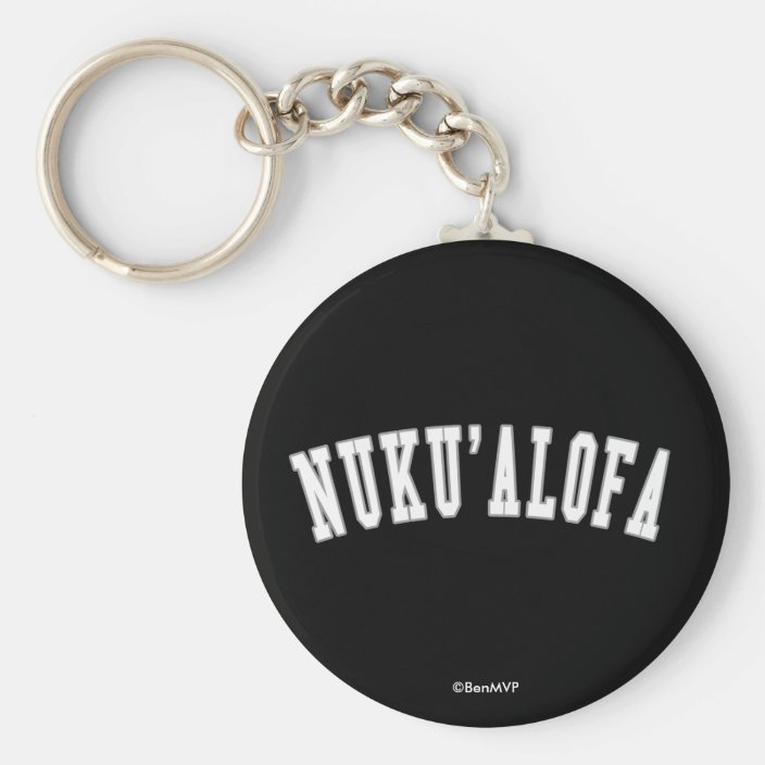 Nuku'alofa Keychain