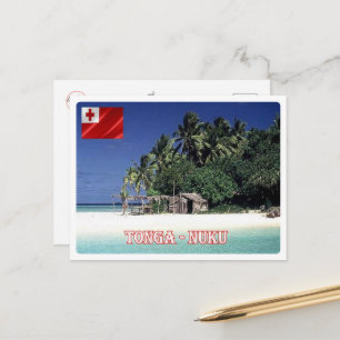 Nuku Island - Tonga - Panorama - Postcard