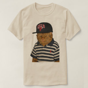 Numanuk Cat With Bulls Hat – Bulls T-Shirt