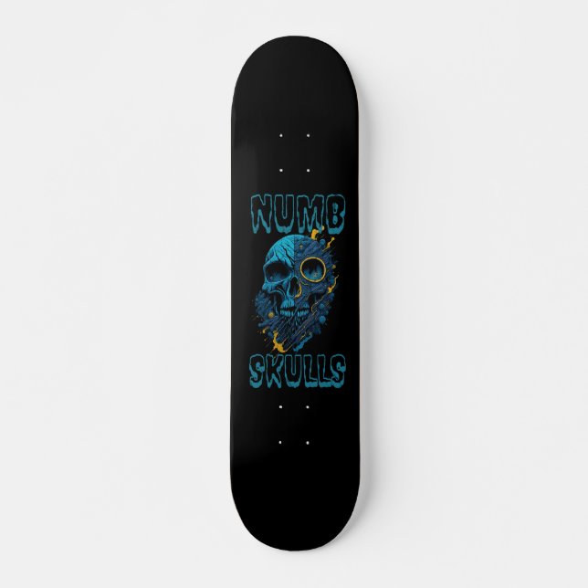 Numb-Skulls Design Logo Skateboard (Front)