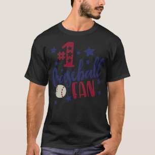 Number1 baseball fan baseball sayings s baseball c T-Shirt