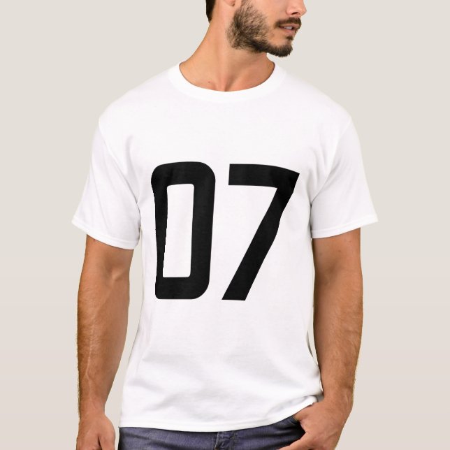 NUMBER 07 T-Shirt (Front)