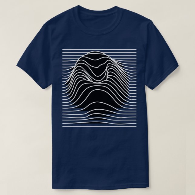 number 0 lines T-Shirt (Design Front)
