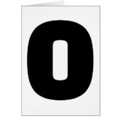 Number 0 zero (Front)