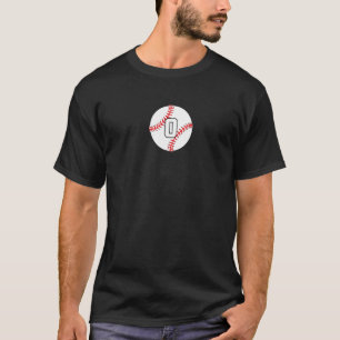 Number 0 Zero Baseball Favorite Lucky Ball Number T-Shirt
