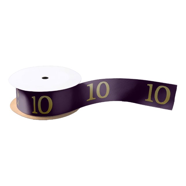 Number 10 Satin Ribbon (Spool)