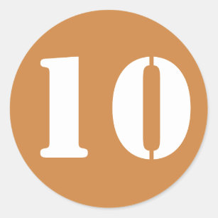 Number 10 - Number 10 - Sticker