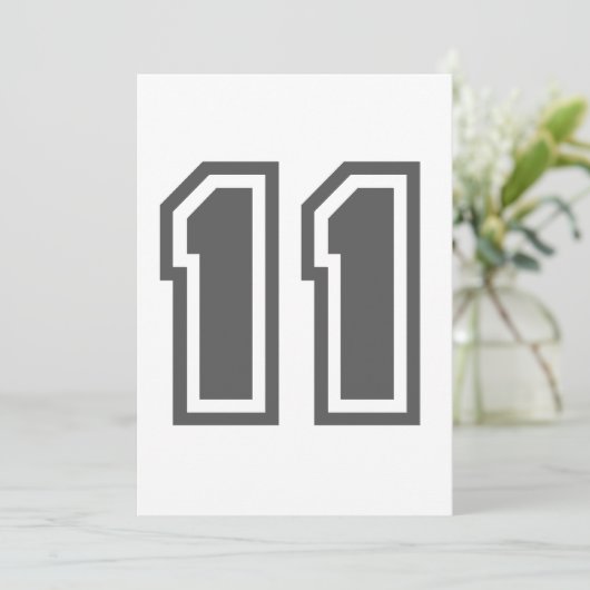 Number 11 (Standing Front)