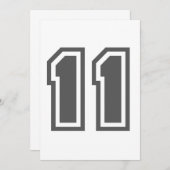 Number 11 (Front/Back)