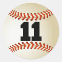 Baseball Ball Stickers, Zazzle