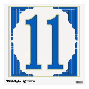 Number 11 for House Wall Decal