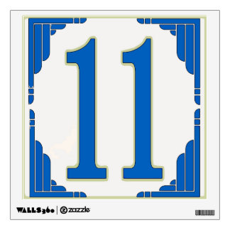 Number 11 for House Wall Decal