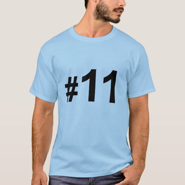 Number 11 T-Shirt (Front)