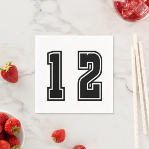 Number 12 napkins