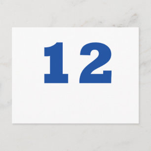 Number 12! postcard